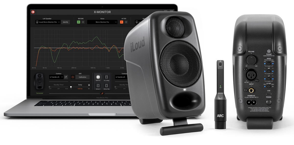 IK、iLoud Micro Monitor Pro 〜人気モニターが自動音響補正対応など