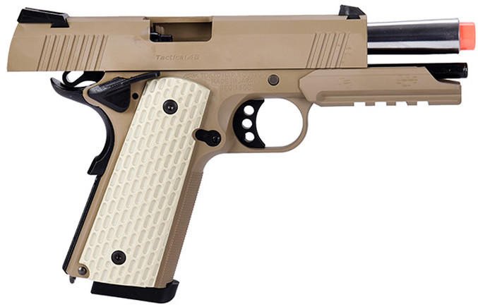 Tokyo Marui Desert Warrior 4.3 Gas Blowback Airsoft Pistol, Desert
