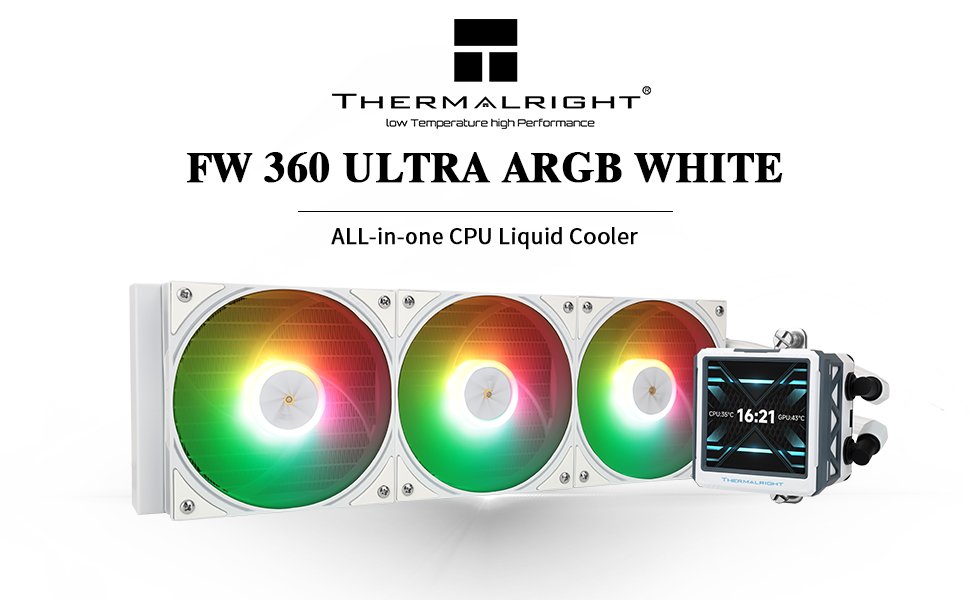 Amazon.com: Thermalright FW360 Ultra ARGB White CPU AIO Cooler,PC