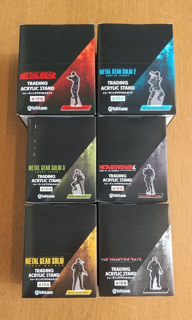 MGS 小島秀夫作品のみ 各10種 アクリルスタンド メタルギアソリッド