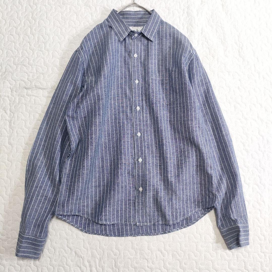 未使用品✨フランク＆アイリーン　LUKE　リネン＆コットン　ストライプ　ブルー系 楽天市場】Frank&Eileen フランク&アイリーン LUKE TBTD ルーク デニム