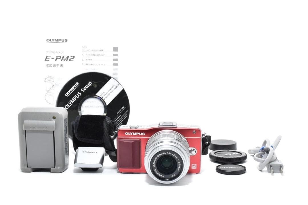 OLYMPUS オリンパス PEN mini E-PM2 ミラーレス一眼カメラ Amazon | OLYMPUS ミラーレス一眼 PEN mini E-PM2 ボディ レッド E-PM2